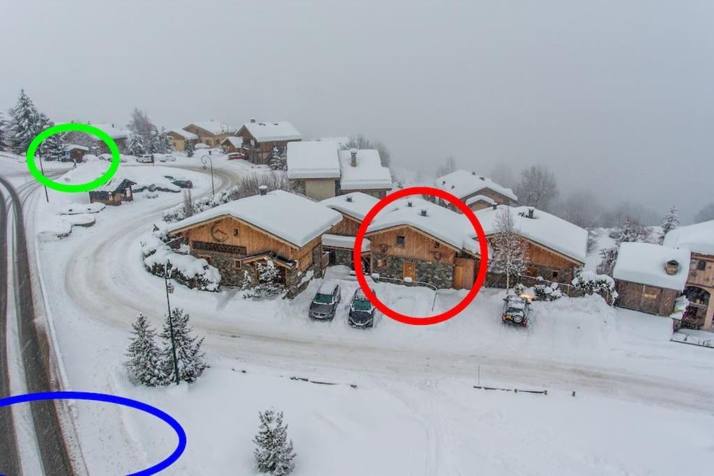 Cosy 4 Bedroom Chalet With Hot Tub Saint-Marcel  Exterior foto